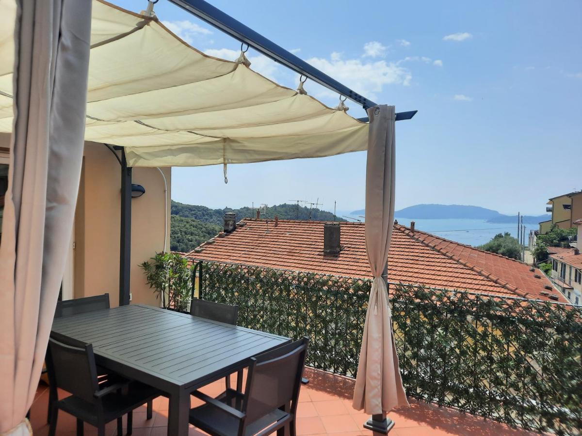 Pitelli La Terrazza Sul Golfo Dei Poeti Con Vista Mare 아파트 외부 사진